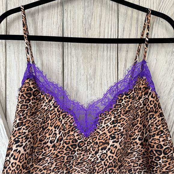 Victoria’s Secret Leopard Print Lace Trim Camisole - Picture 11 of 14